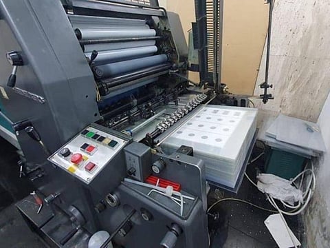 Equipment in the unlicensed gold workshop in Jeddah Village.
