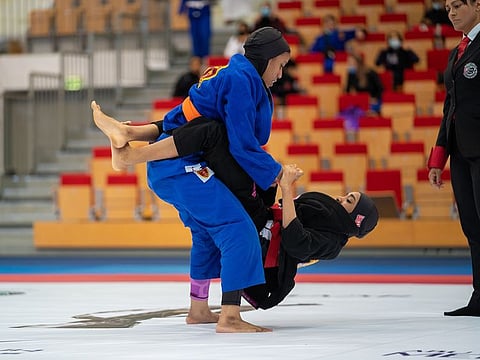 Jiu-jitsu is popular with women of all ages across the UAE.
