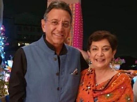 Ashok Kapoor and his wife Sonia