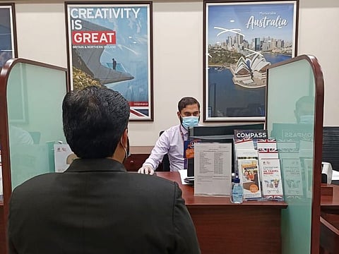 The UK has eased visa rules and enhanced health precautions for students travelling to the country for the new academic year.