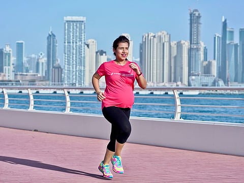 Sadaf Majdy Khan wants to show women the many benefits of fitness during pregnancy