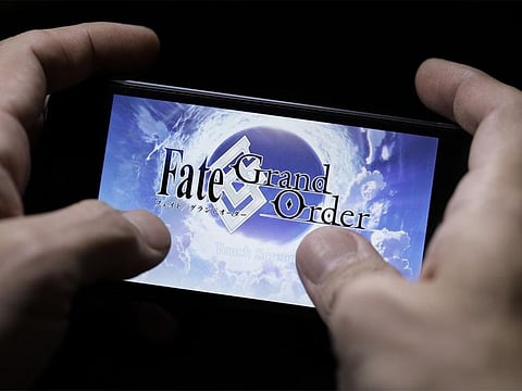 File photo: Fate/Grand Order mobile game.