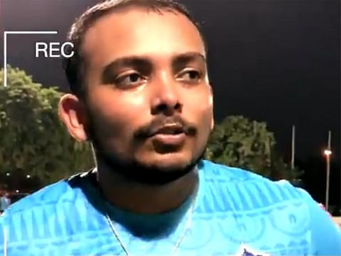 Prithvi Shaw speaks to DCTV after his Delhi Capitals training session