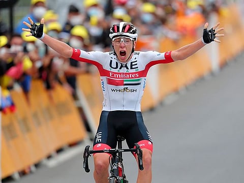 UAE Team Emirates' Tadej Pogacar created history by becoming the youngest rider in 21st century to win a stage in the gruelling Tour de France.