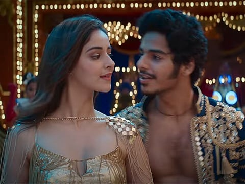 Ananya Panday and Ishaan Khatter in the video for 'Beyonce Sharma Jaayegi'.