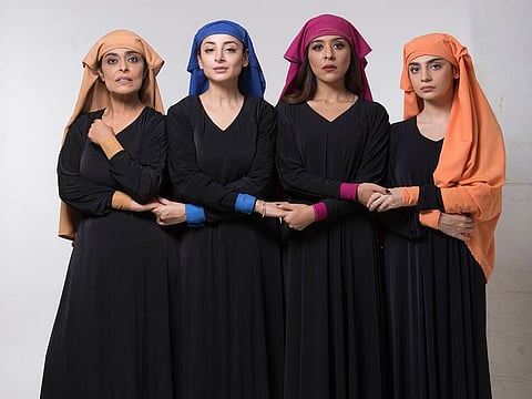Nimra Bucha, Sarwat Gilani, Yasra Rizvi and Mehar Bano in 'Churails'.