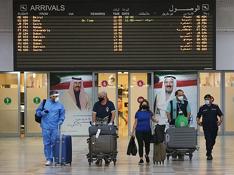 Kuwait airport passengers