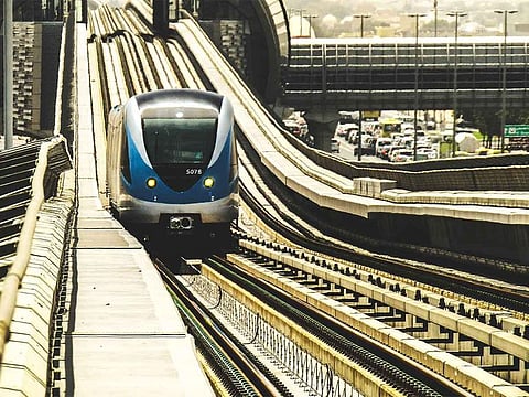 The Dubai Metro. Picture for illustrative purposes only.