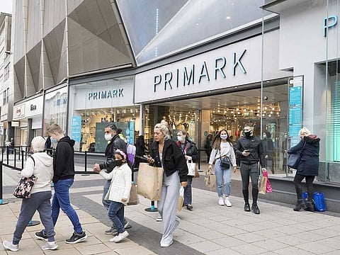 Shoppers exit a Primark Store Ltd. clothing store in Birmingham, U.K., on Friday, Sept. 4, 2020. UK Prime Minister Boris Johnson’s scientific advisers warned the coronavirus pandemic may be growing again, as ministers put the UK’s second-largest city on alert and tightened rules in parts of northwest England.
