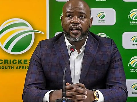 Former Cricket South Africa chief executive Thabang Moroe