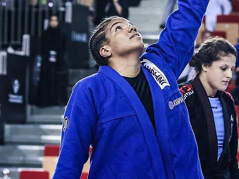 Gabrieli Pessanha won gold in Abu Dhabi Pro Championship in 2019
