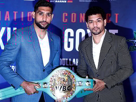 Neeraj Goyat had to pull out of an original bout with Amir Khan after getting seriously injured in a car crash