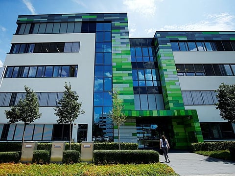 File photo: The headquarters of biopharmaceutical company BioNTech are seen in Mainz, Germany.