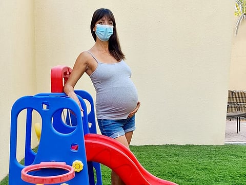 Muriel Al Kache Cressot shares her experience of a pandemic pregnancy in Abu Dhabi