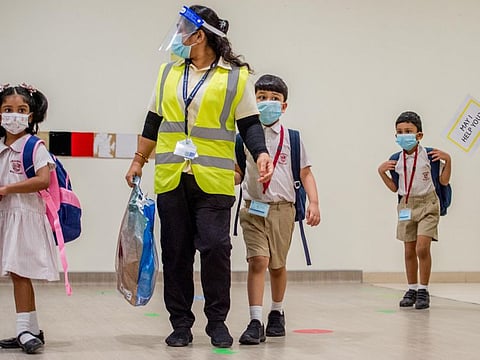 Back in school at the Gems New Millennium School Al Khail. Dubai. Photo for illustrative purpose only.