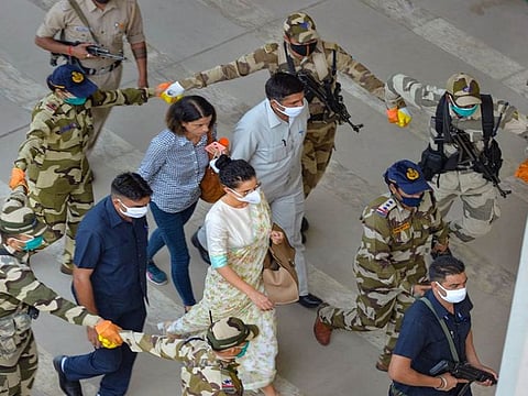 Bollywood actor Kangana Ranaut with the Y-plus category of CRPF security given to her by the Ministry of Home Affairs (MHA) in the wake of her spat with Shiv Sena leader Sanjay Raut.
