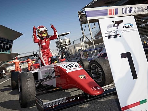 Young Emirari driver Hamda Al Qubaisi
