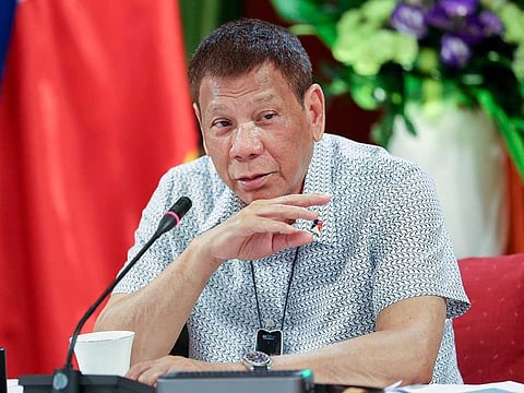 Philippine President Rodrigo Duterte