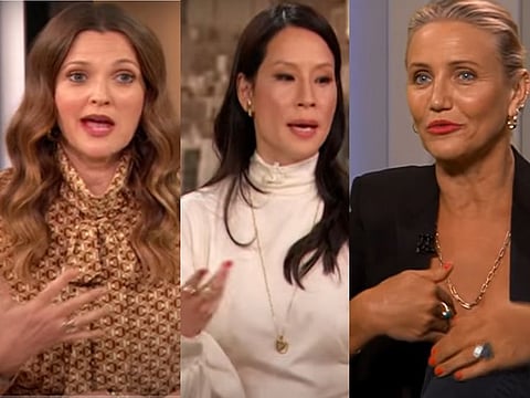 Drew Barrymore debuts show with guests Lucy Liu, Cameron Diaz
