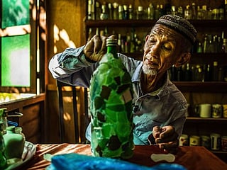 A 74-year-old man and the sea: Malaysian's mission to rid beaches of glass