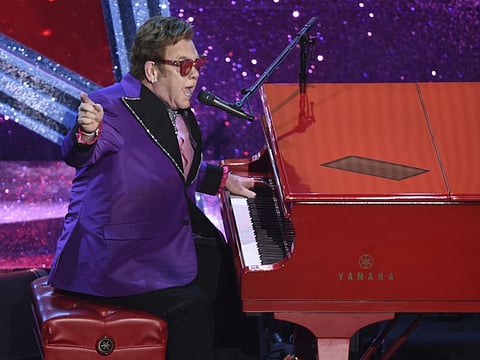 Elton John on February 9, 2020.