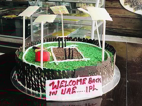 The IPL cake comes in vanilla, chocolate or strawberry flavours.