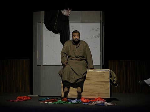 A scene from the Saudi show "An English File".