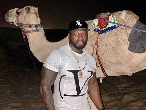 The US rapper 50 Cent has a rags-to-riches story