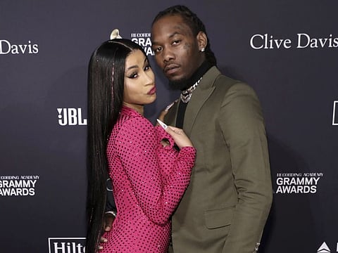 Cardi B and Offset.