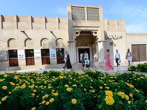 The landmark Majlis Gallery at the Al Fahidi Historical Neighbourhood