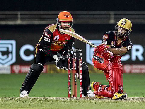 File photo: Royal Challengers Bangalore batsman Devdutt Padikkal plays a shot