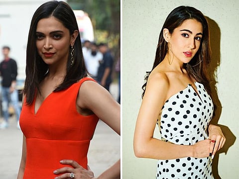 Deepika Padukone and Sara Ali Khan.