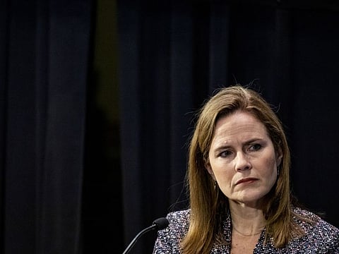 Judge Amy Coney Barrett, President Donald Trump’s pick to replace Justice Ruth Bader Ginsburg
