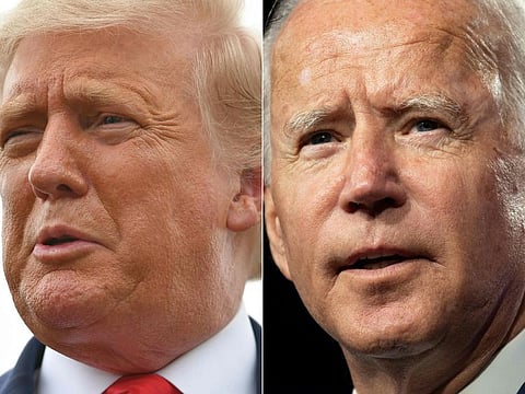 US President Donald Trump and Democratic presidential candidate Joe Biden
