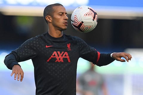 Liverpool's Spanish midfielder Thiago Alcantara