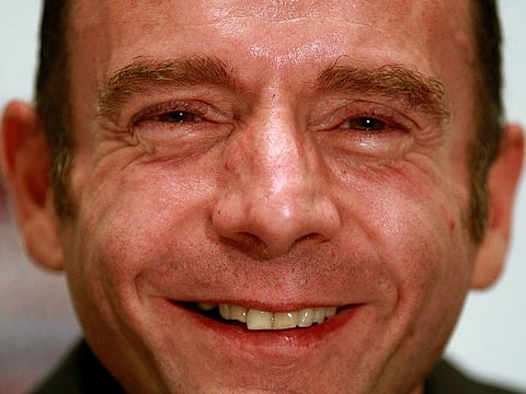 Timothy Ray Brown, also known as "The Berlin Patient," smiles during a news conference held by the World AIDS Institute in Washington July 24, 2012.