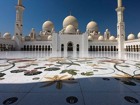 Abu Dhabi's Sheikh Zayed Grand Mosque is the signature landmark in the UAE capital.