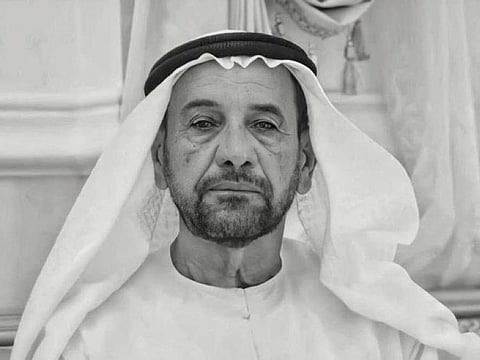 Bakhit Bin Suwaidan Al Nuaimi raised the UAE's first flag in 1971 at Al Manhal Palace in Abu Dhabi.