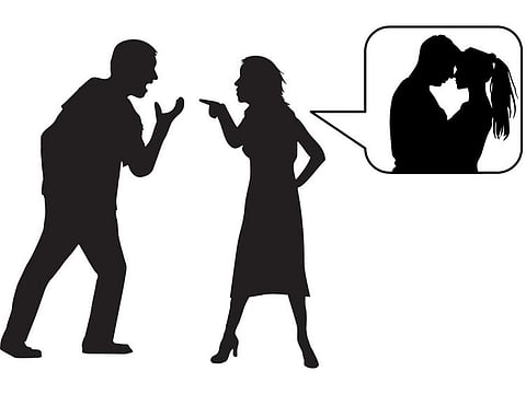 'We constantly fight because of his emotional infidelity and it's affecting our daughter'