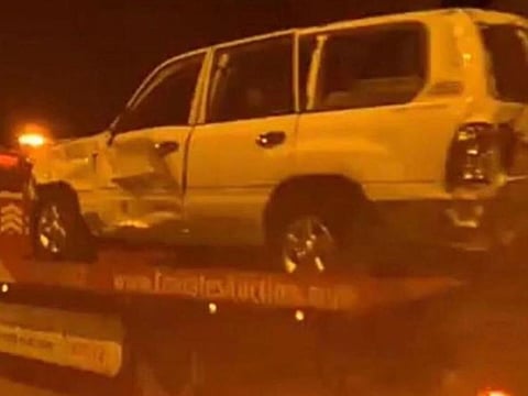 In the first accident, a 20-year-old Emirati youth died in a road accident on Malieha Road. The accident occurred on Sunday around 5pm.