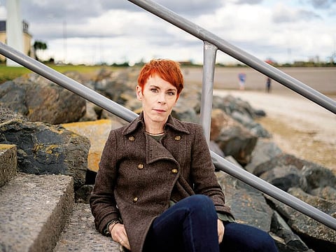 Tana French in Dublin, September 25, 2020. The beloved crime novelist has written a Western-inflected mystery with her first American protagonist and a back story that touches on police violence and systemic racism. (Paulo Nunes dos Santos/The New York Times)