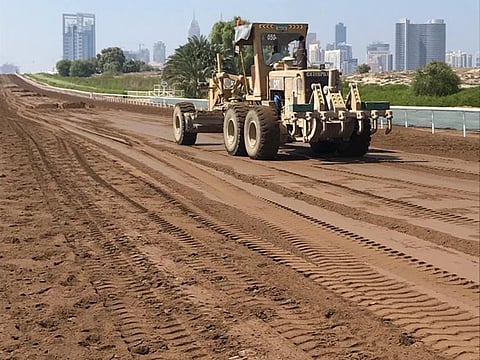 Work on Jebel Ali Racecourse is nearing completion