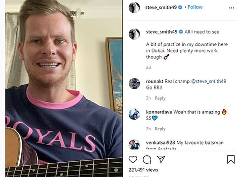 Rajasthan Royals skipper Steve Smith sings country songs