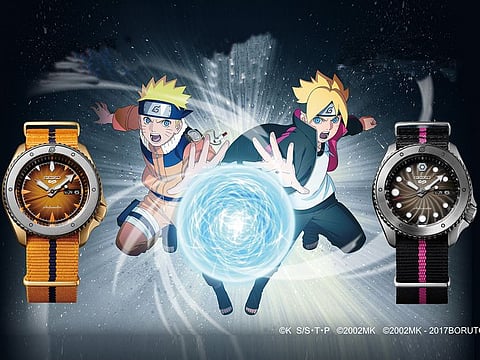 The Naruto and Boruto limited editions are inspired by the anime series