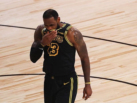 LeBron James and the LA Lakers were forced to wait for their coronation by the Miami Heat