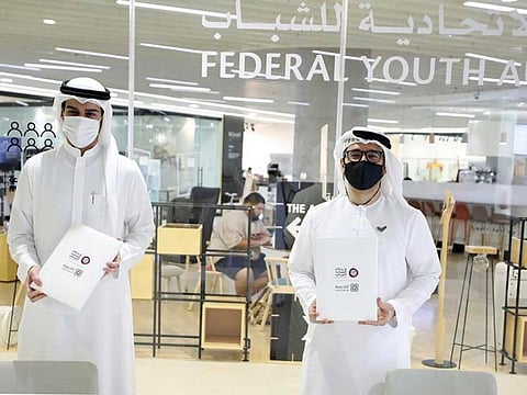 The agreement was signed virtually by Saeed Al Nazari, director general of the Federal Youth Authority and AYC chief strategy officer, and Rashid Al Awadhi, CEO of New Media Academy.