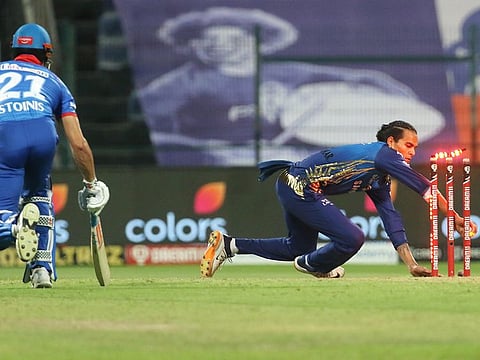Mumbai Indians defeated Delhi Capitals in Abu Dhabi earlier in IPL 13.