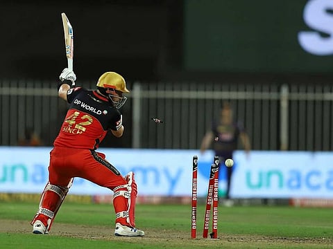 Aaron Finch struggled for the Royal Challengers Bangalore in the IPL in the UAE