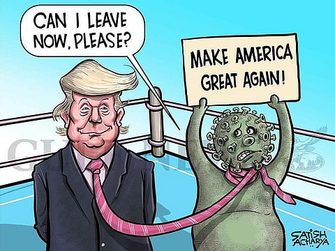 Trump’s worst behaviour since his springtime push for the fastest-possible reopening