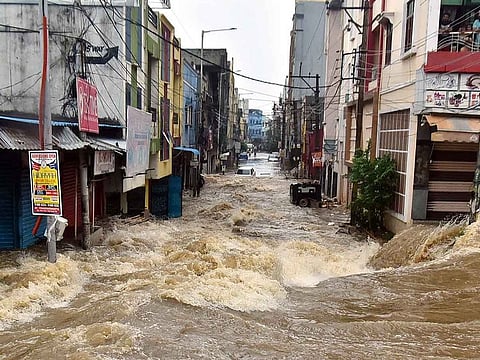 Weather forecasters have issued a warning of more rain in and around Hyderabad over the next five days.